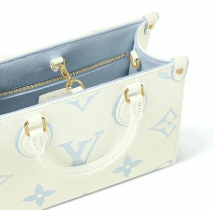 【新作！かわいいミルキーカラー♪】ルイヴィトン オンザゴー PM